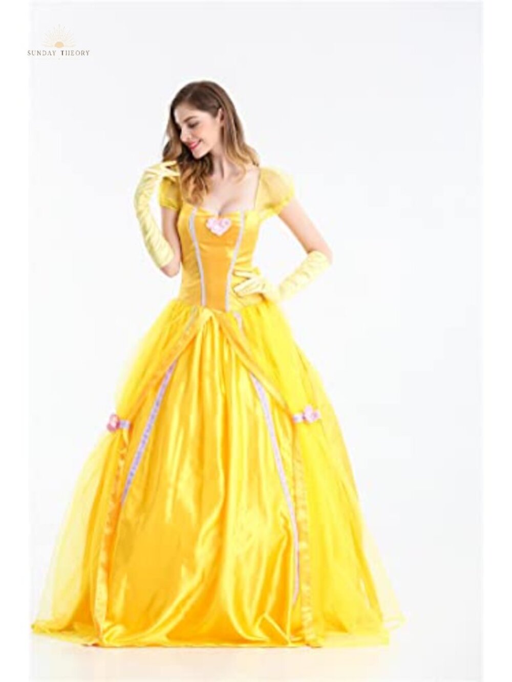 Princess Beauty Costume Ball Gown Halloween Dress Cosplay